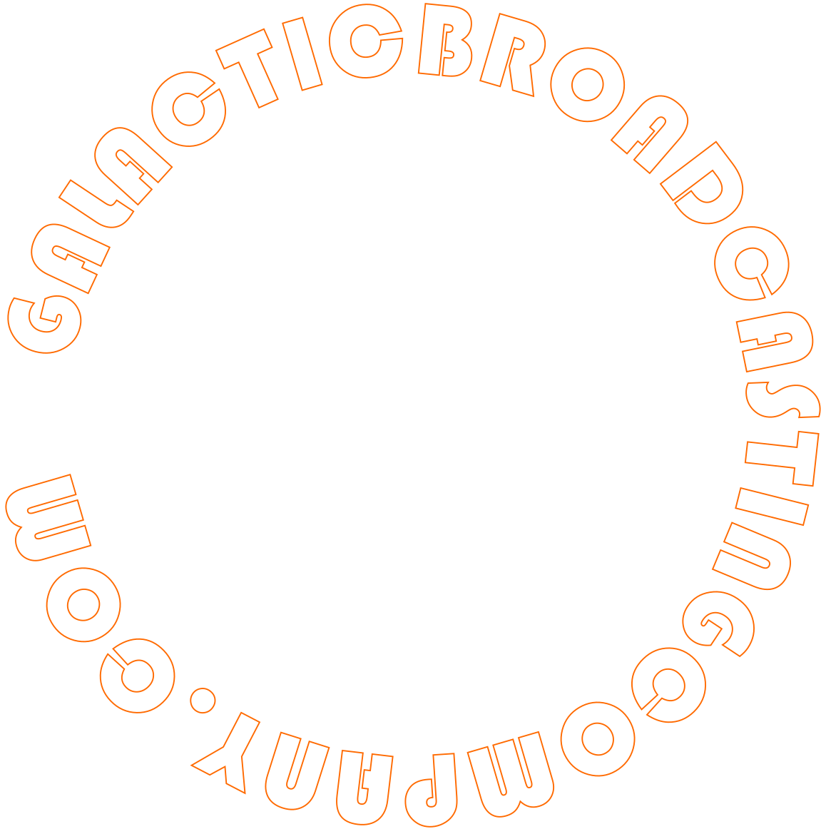 Galactic Broadcasting Company circular domain text